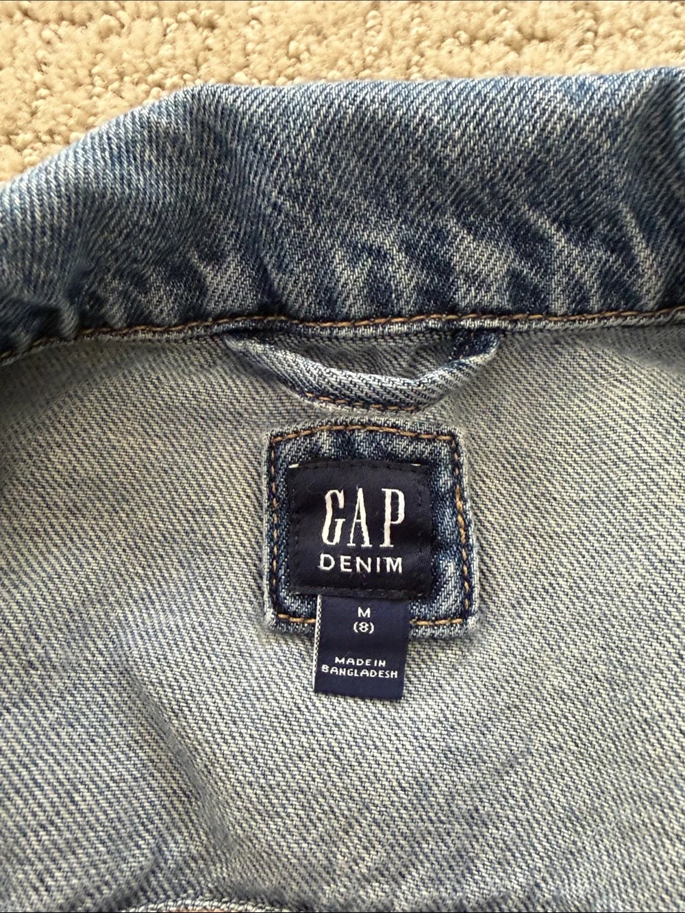 Girls GAP Light Blue Denim Jacket M
